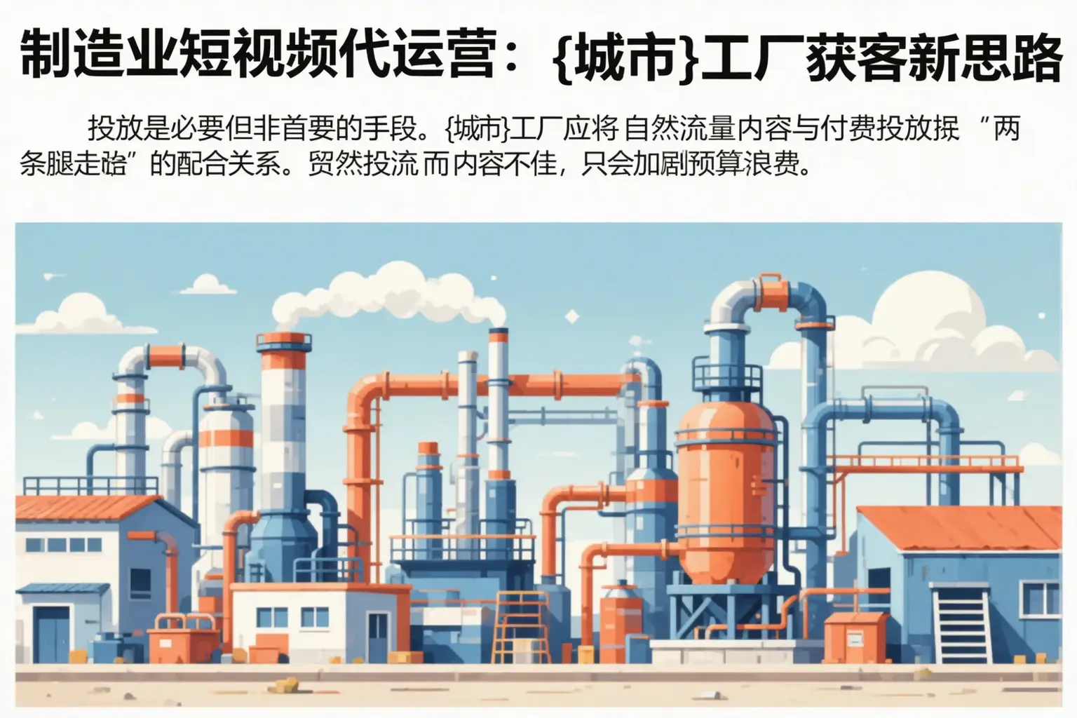 制造业短视频代运营：神池工厂获客新思路